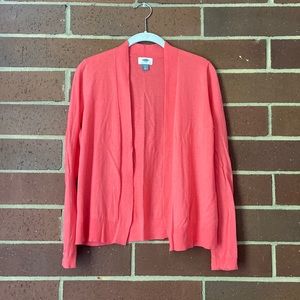 Old Navy bright Coral Cardigan